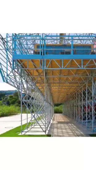 La dalle de travail de forme de panneau de construction de construction en béton modulaire soutient les matériaux d'échafaudage