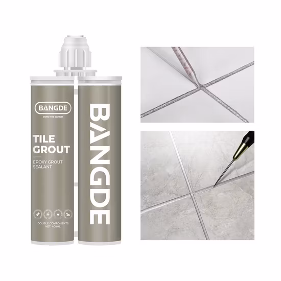 Coulis de mastic de résine époxy colorée à durcissement plus rapide à usage général pour pierre avec humidité